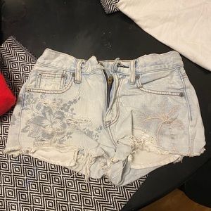 rare american eagle shorts